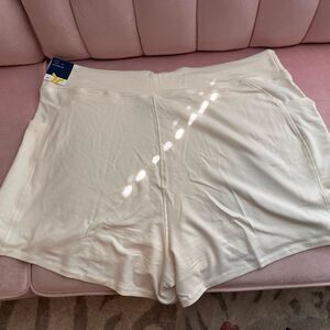 Old Navy Plus Size 3X Cream High Waist Terry Cloth Shorts